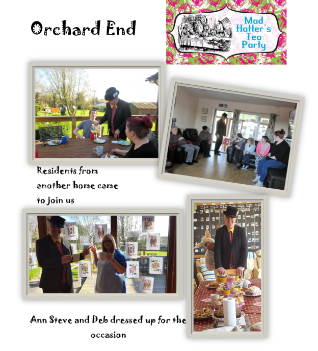Mad Hatters tea party at Orchard End